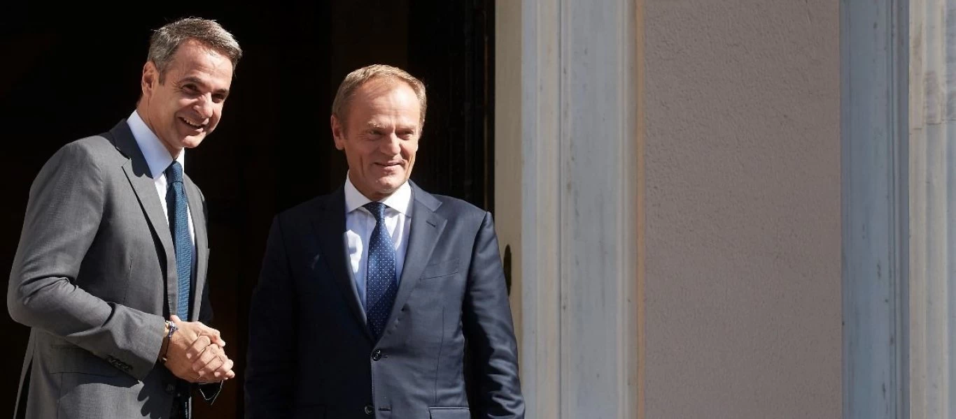 O K. Mητσοτάκης συνεχάρη τον Ντόναλτ Τουσκ μέσω twitter (φωτο)